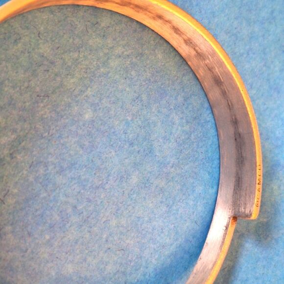 Inspirational Pewter Bangle Bracelet Engraved Unisex I said a prayer for you VTG - Picture 10 of 13